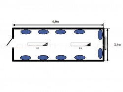 Вагончик 6м сантехнический